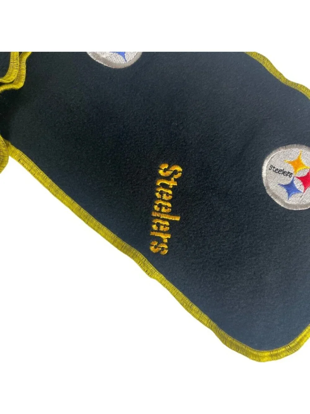 Pittsburgh Steelers Scarf Logos Black Yellow Winter Gameday Fanwear  7